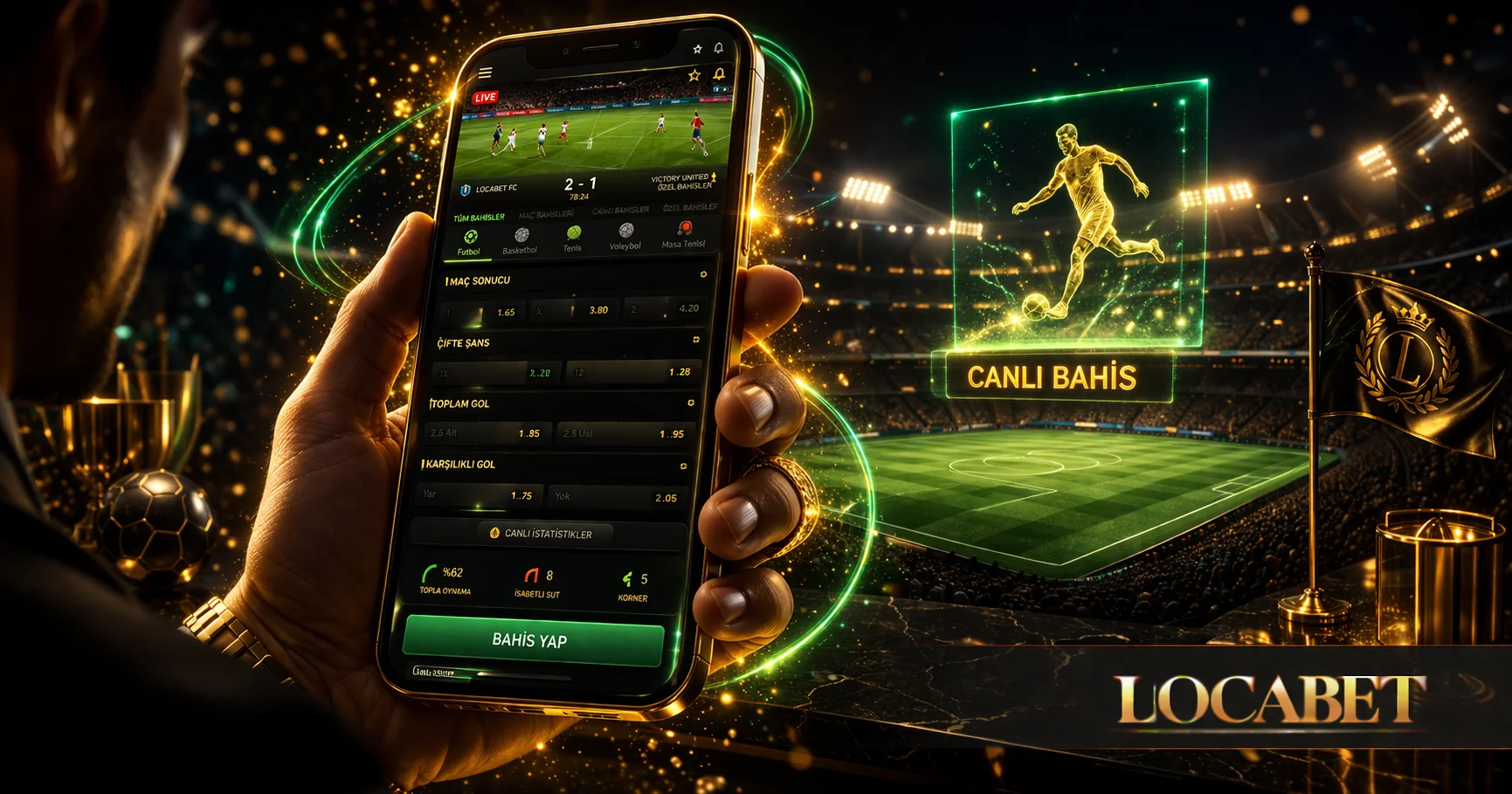 Locabet mobil kayıt işlemi